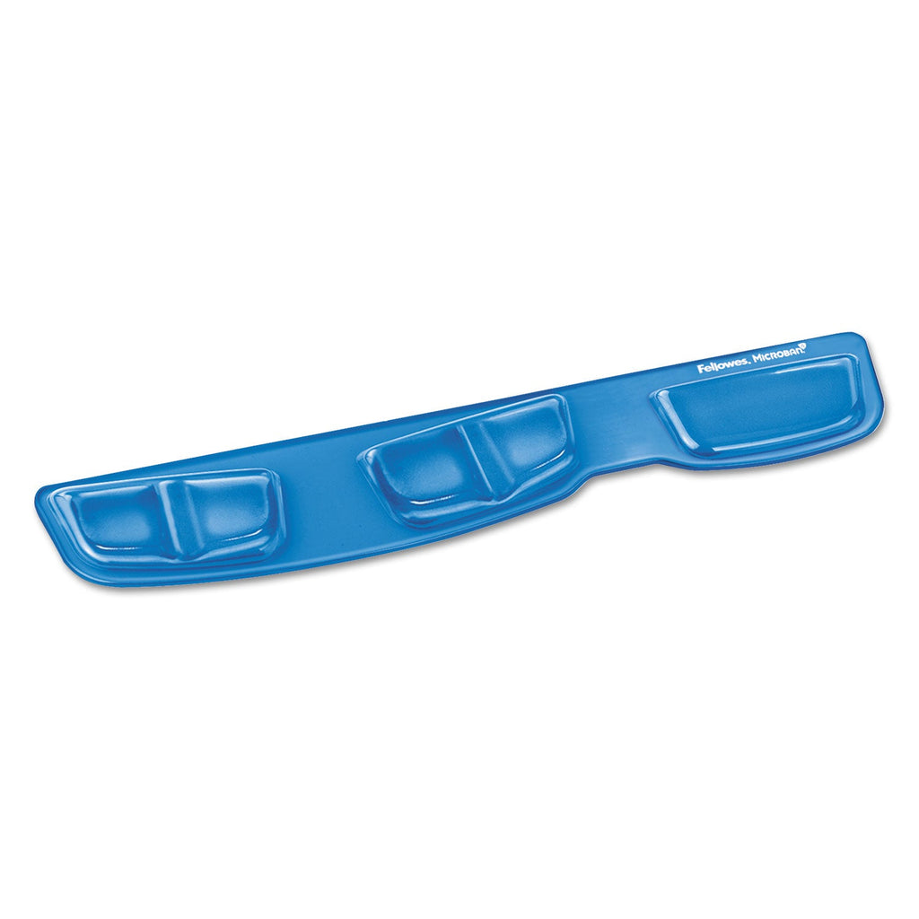 Fellowes Gel Keyboard Palm Support, 18.25 x 3.37, Blue
