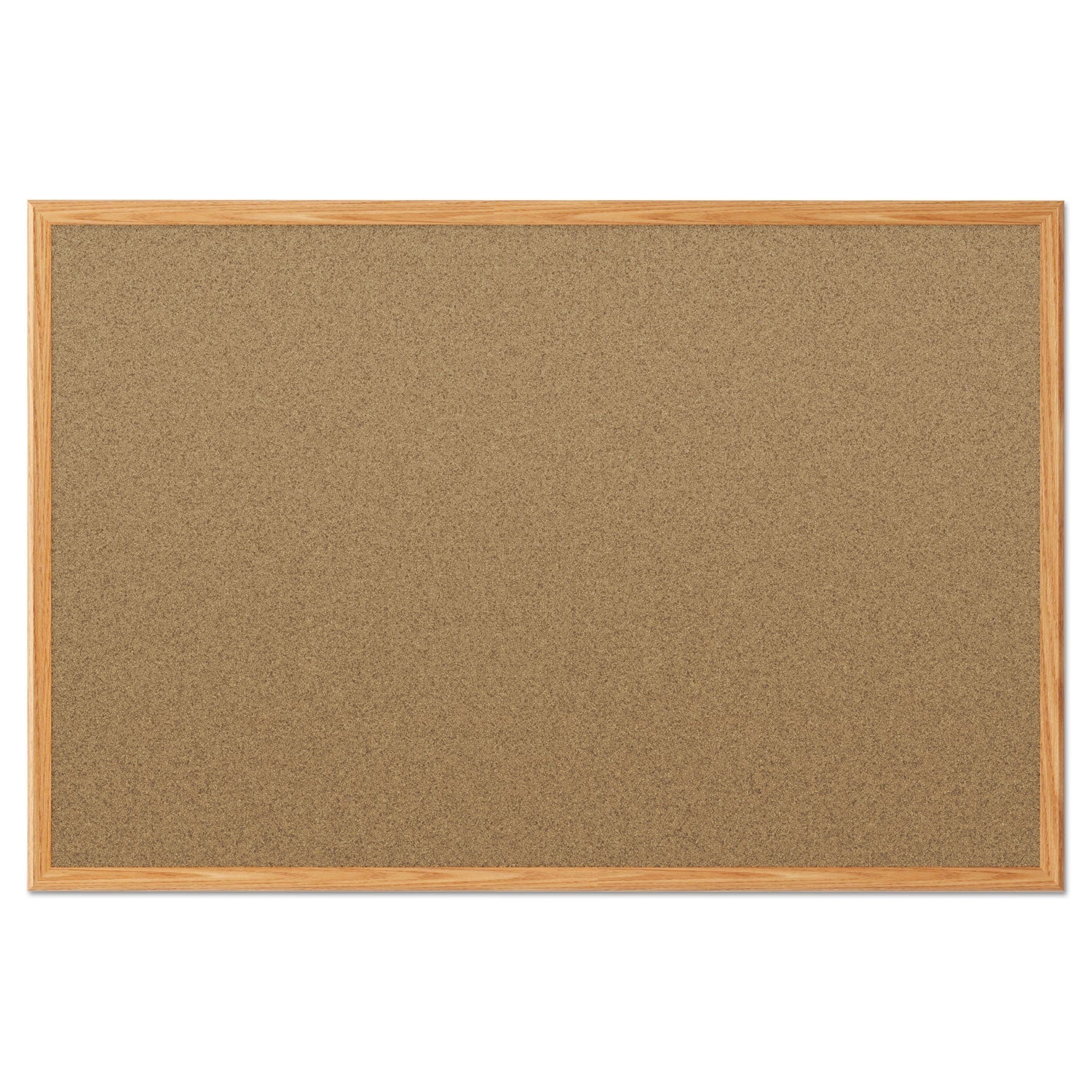 Mead Cork Bulletin Board, 48 x 36, Oak Frame