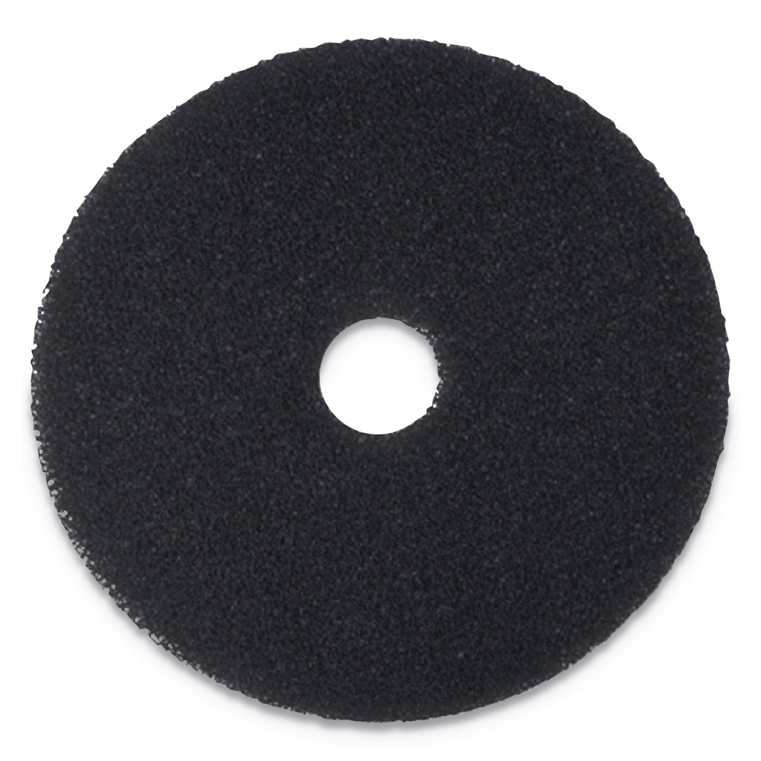 Boardwalk Stripping Floor Pads, 14" Diameter, Black, 5/Carton