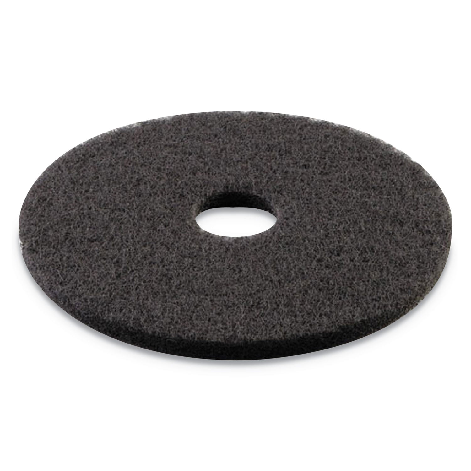 Boardwalk Stripping Floor Pads, 12" Diameter, Black, 5/Carton
