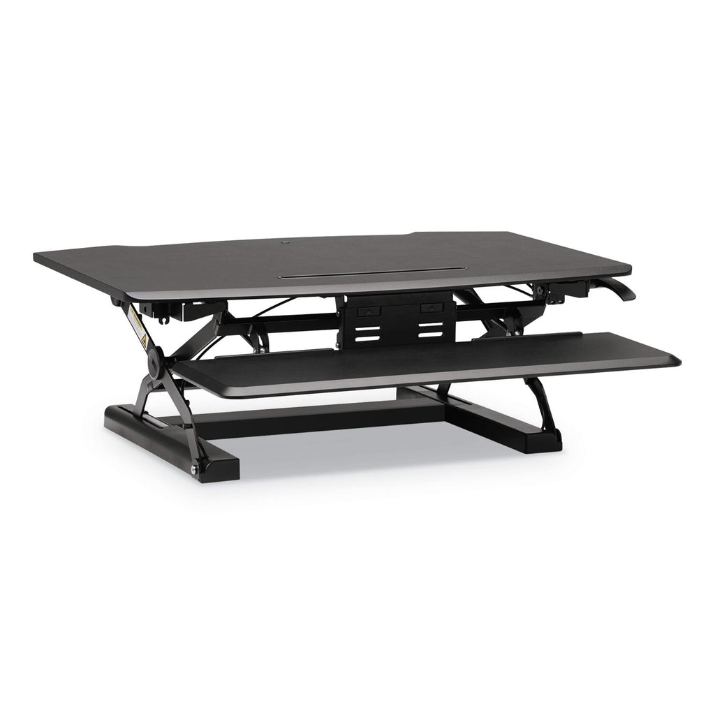 HON Coordinate Portable Desktop Riser, 35.04" x 31.1" x 5" to 16.54", Black