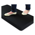 Floortex AFS-TEX 3000 Anti-Fatigue Mat, Rectangular, 20 x 39, Black