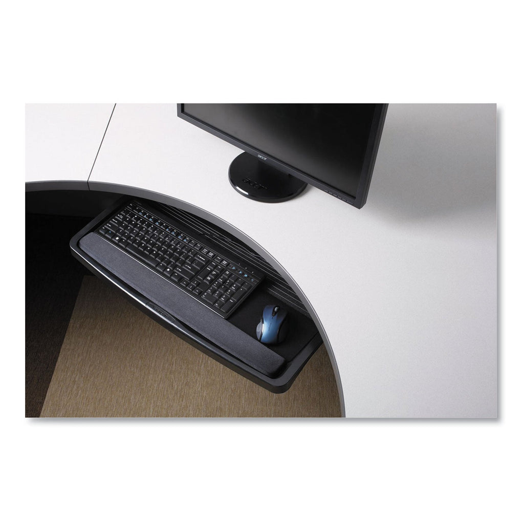 Kensington Comfort Keyboard Drawer with SmartFit System, 26w x 13.25d, Black
