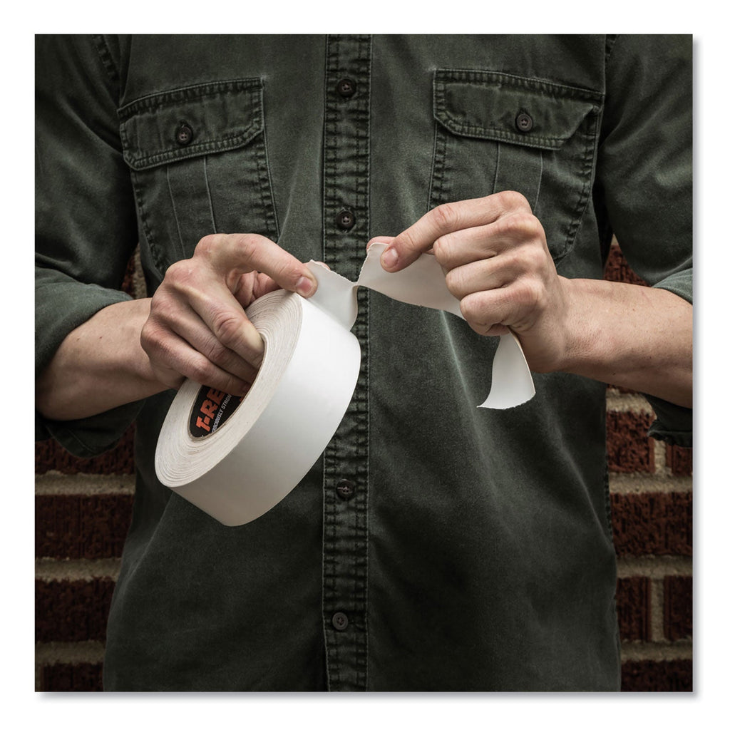 T-REX Duct Tape, 3" Core, 1.88" x 30 yds, White