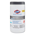 Clorox VersaSure Cleaner Disinfectant Wipes, 1-Ply, 6.75 x 8, White, 150 Towels/Canister