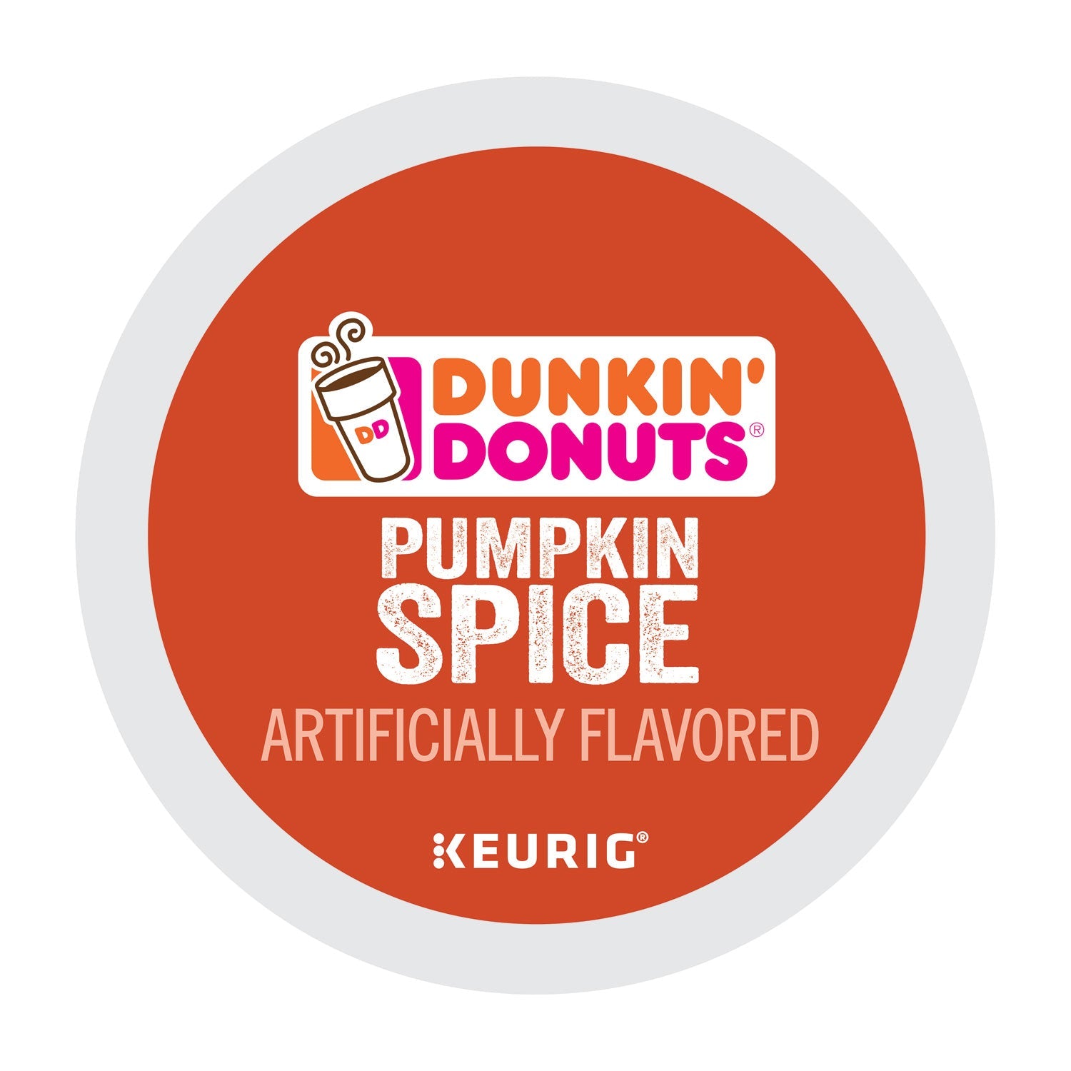 Dunkin Donuts K-Cup Pods, Pumpkin Spice, 22/Box