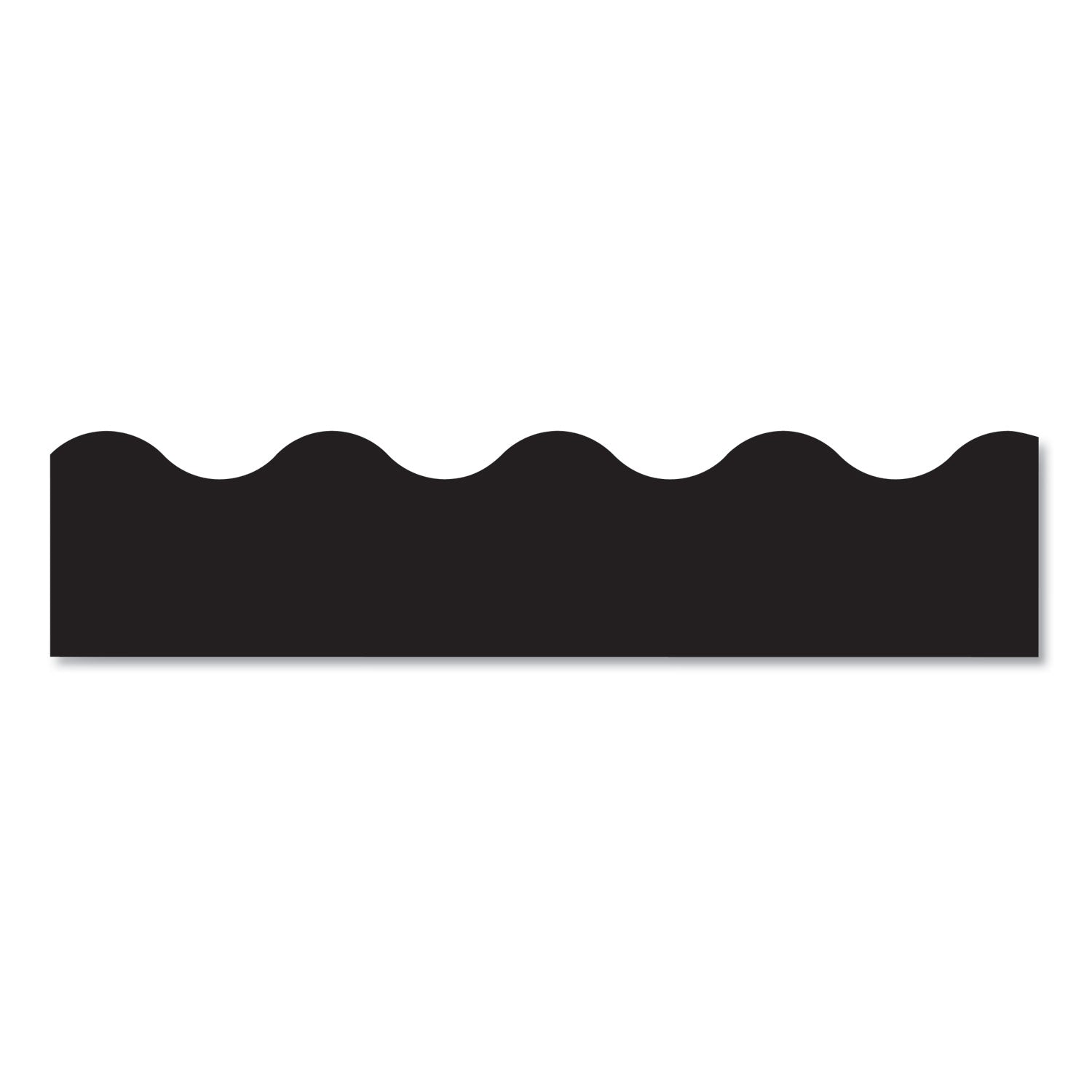 TREND Terrific Trimmers Solid Colors Board Trim, 2.25" x 39 ft, Black