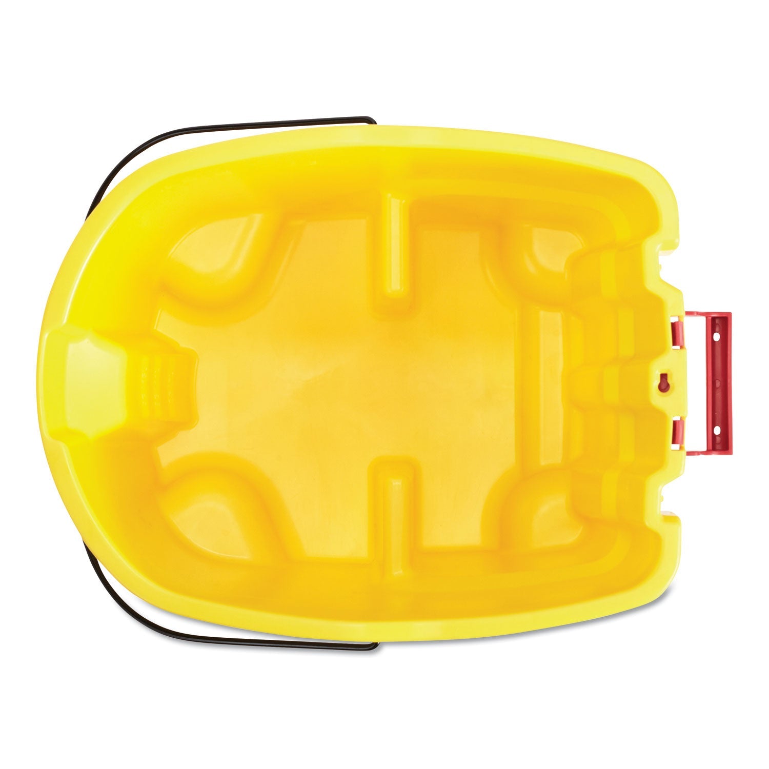 Rubbermaid WaveBrake 2.0 Bucket, 8.75 gal, Plastic, Yellow
