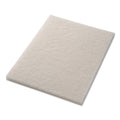 Americo Polishing Pads, 14 x 20, White, 5/Carton