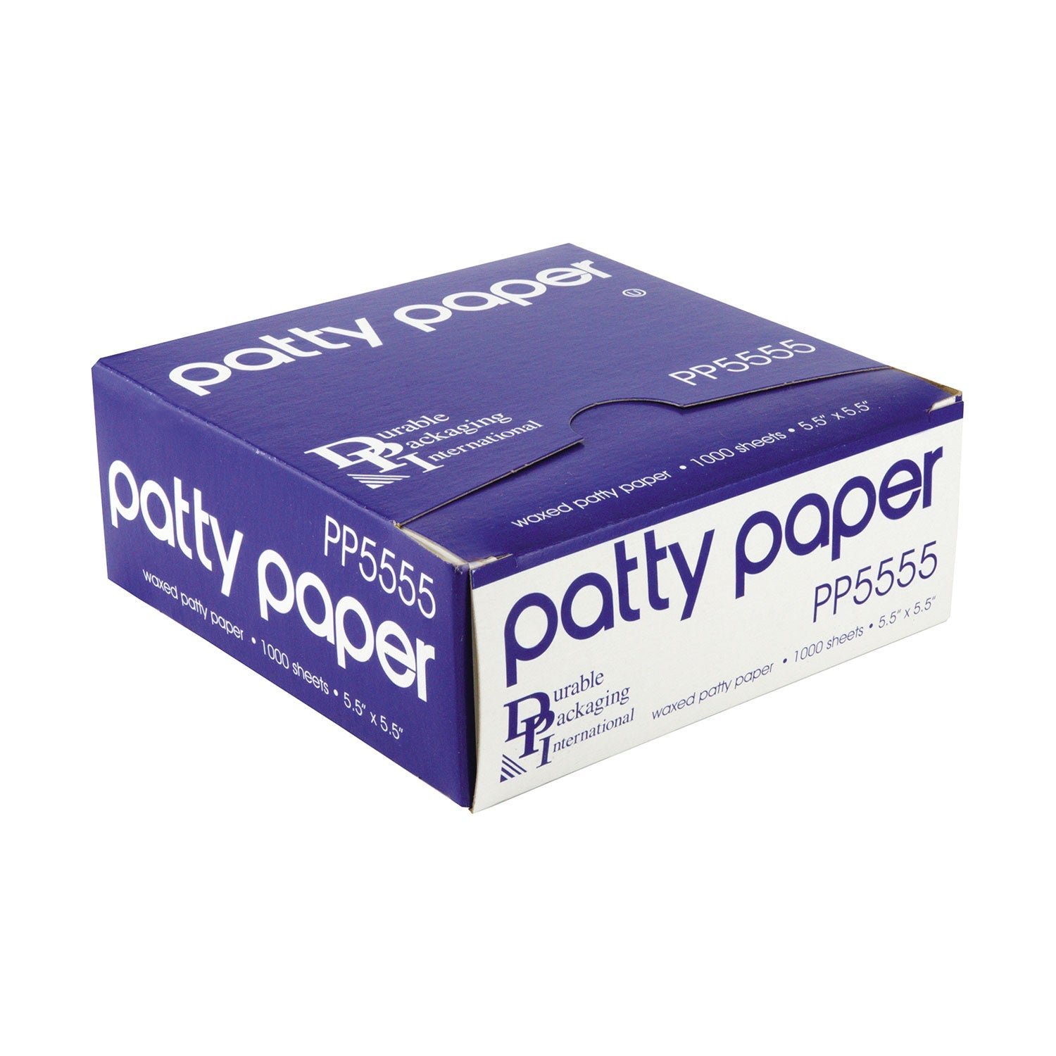Durable Packaging Interfolded Deli Sheets, 5.5 x 5.5, 1,000/Box, 24 Boxes/Carton