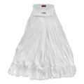 Rubbermaid Disposable Mop, Nonwoven Fiber, #24, 5" Headband, White