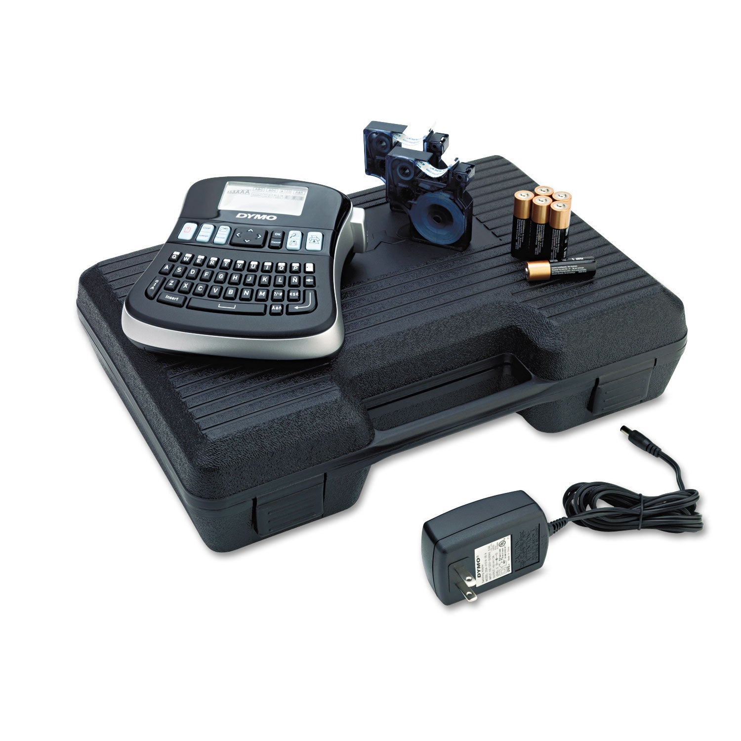 DYMO LabelManager 210D Label Maker Kit, 2 Lines, 6.1 x 6.5 x 2.5