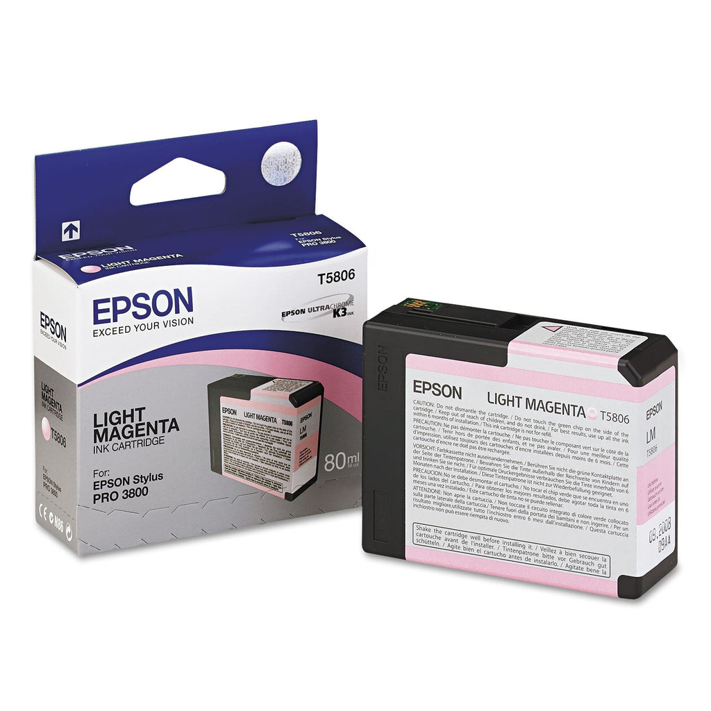 Epson T580600 UltraChrome K3 Ink, Light Magenta
