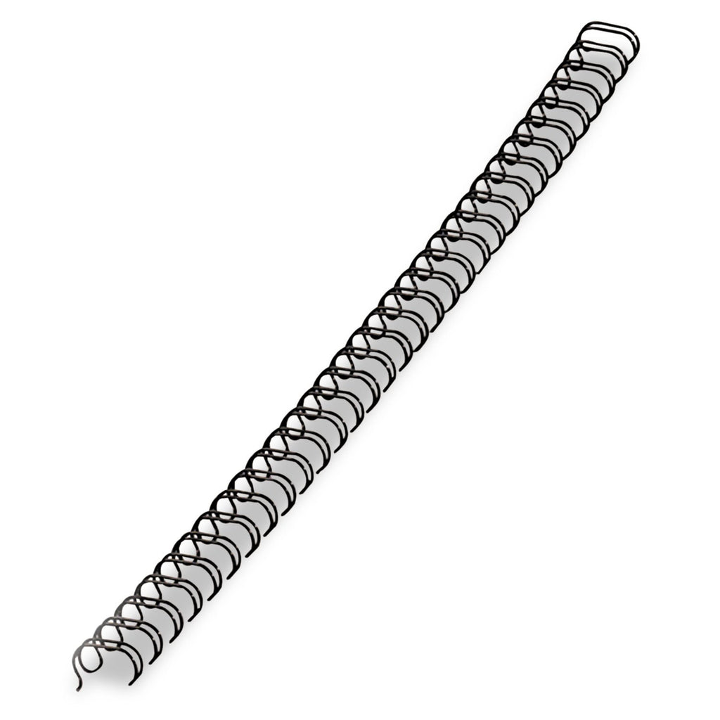 Fellowes Wire Bindings, 9/16" Diameter, 130 Sheet Capacity, Black, 25/Pack