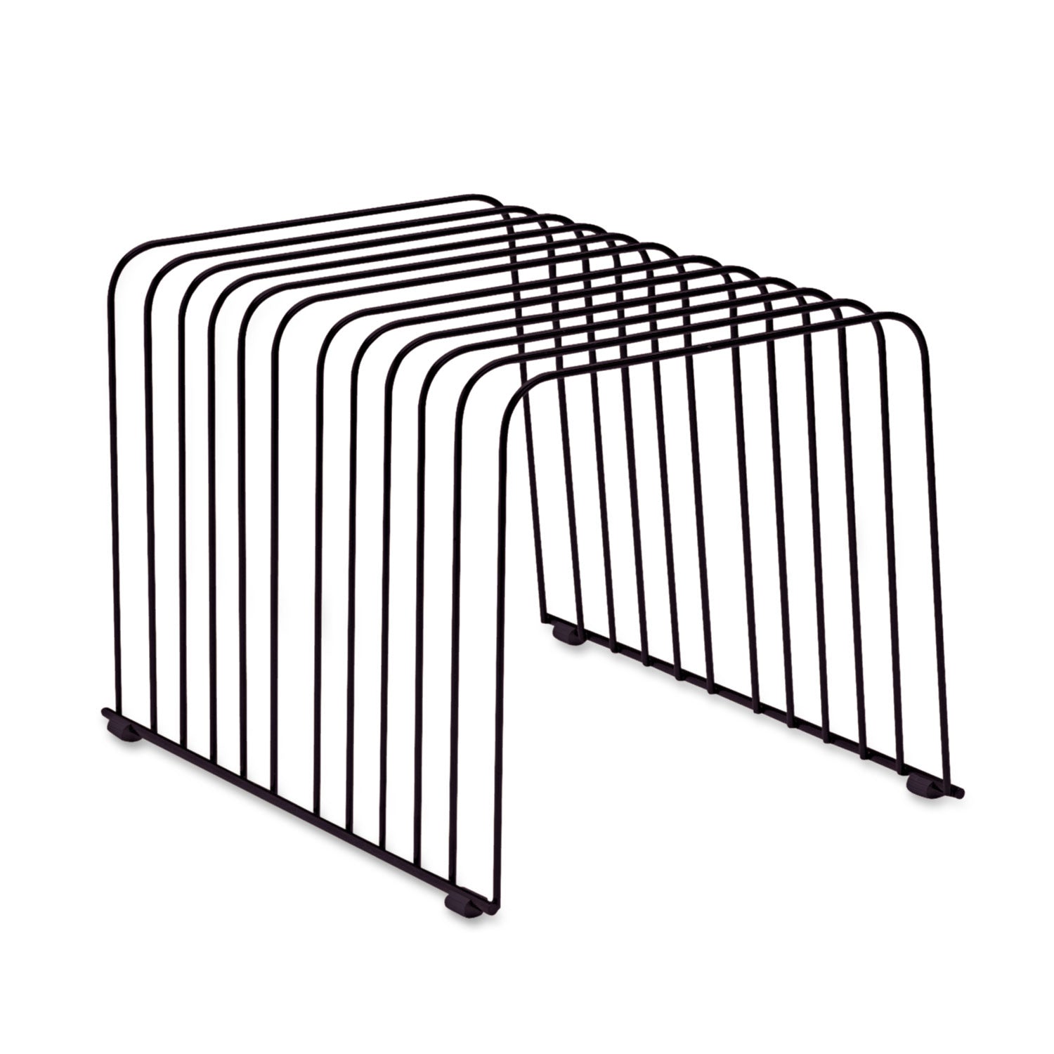 Fellowes Wire Desktop Organizer, 11 Sections, Letter to Legal Size Files, 9" x 11.38" x 8", Black