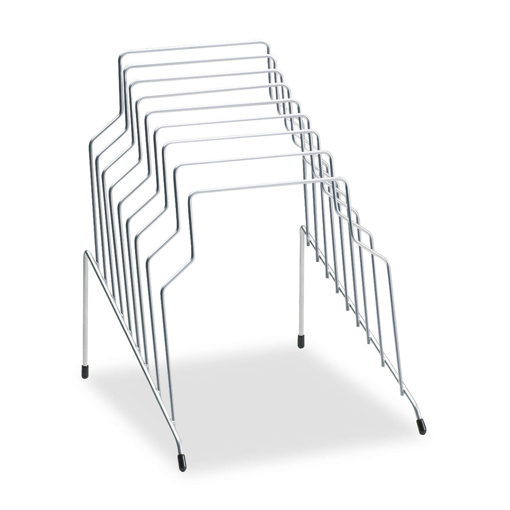 Fellowes Wire Step File, 8 Sections, Letter to Legal Size Files, 10.13" x 12.13" x 11.81", Silver