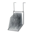 Fellowes Mesh Partition Additions Six-Step File Organizer, 7.5 x 10.63 x 17, Over-the-Panel/Wall Mount, Black