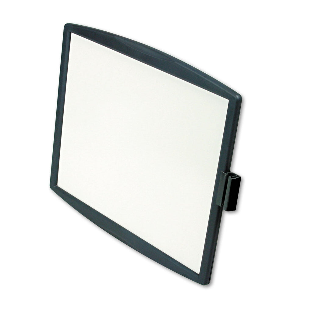 Fellowes Partition Additions Dry Erase Board, 15.38 x 13.25, Dark Graphite Frame