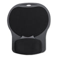 Fellowes Easy Glide Gel Mouse Pad with Wrist Rest, 10 x 12, Black