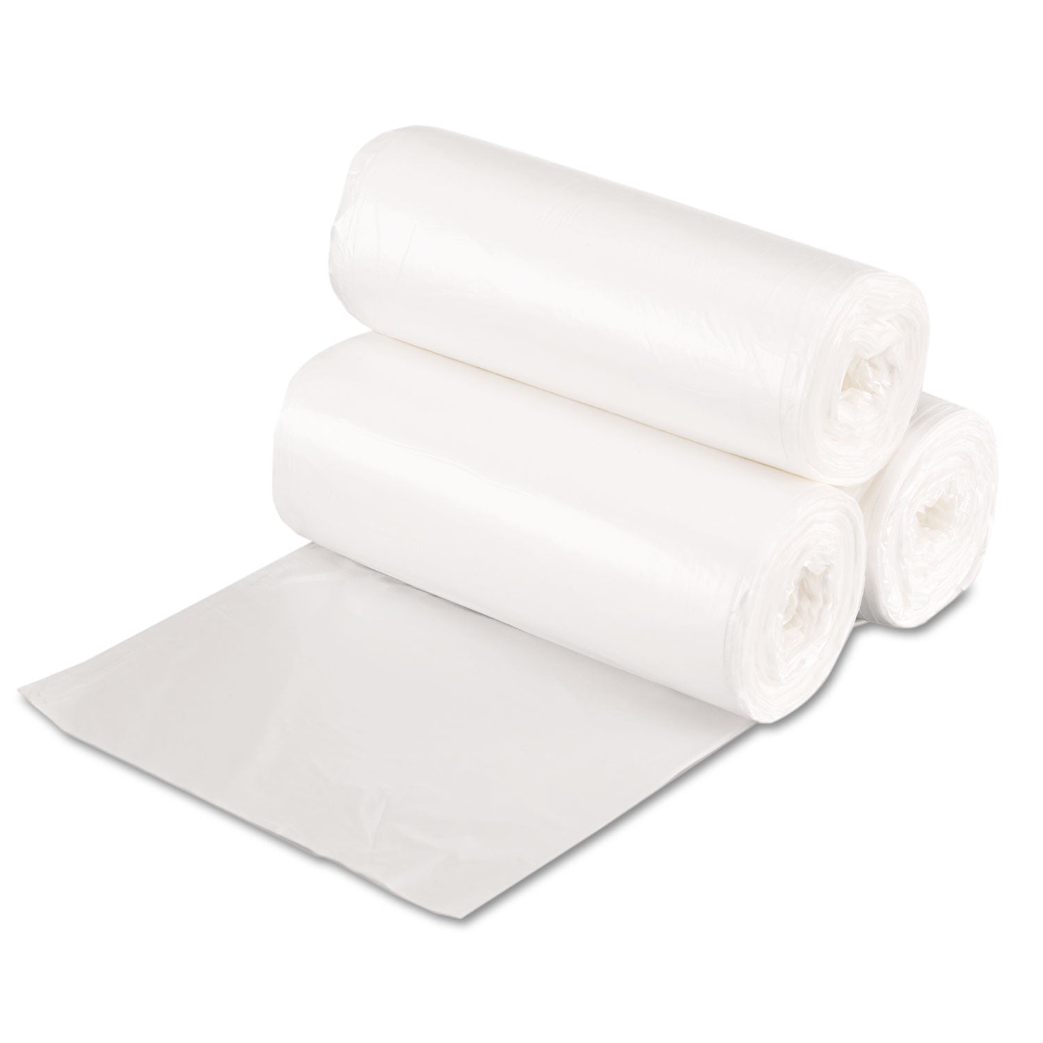 GEN High Density Can Liners, 16 gal, 7 microns, 24" x 31", Natural, 1,000/Carton