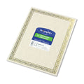 Geographics Foil Stamped Award Certificates, 8.5 x 11, Gold Serpentine with White Border, 12/Pack
