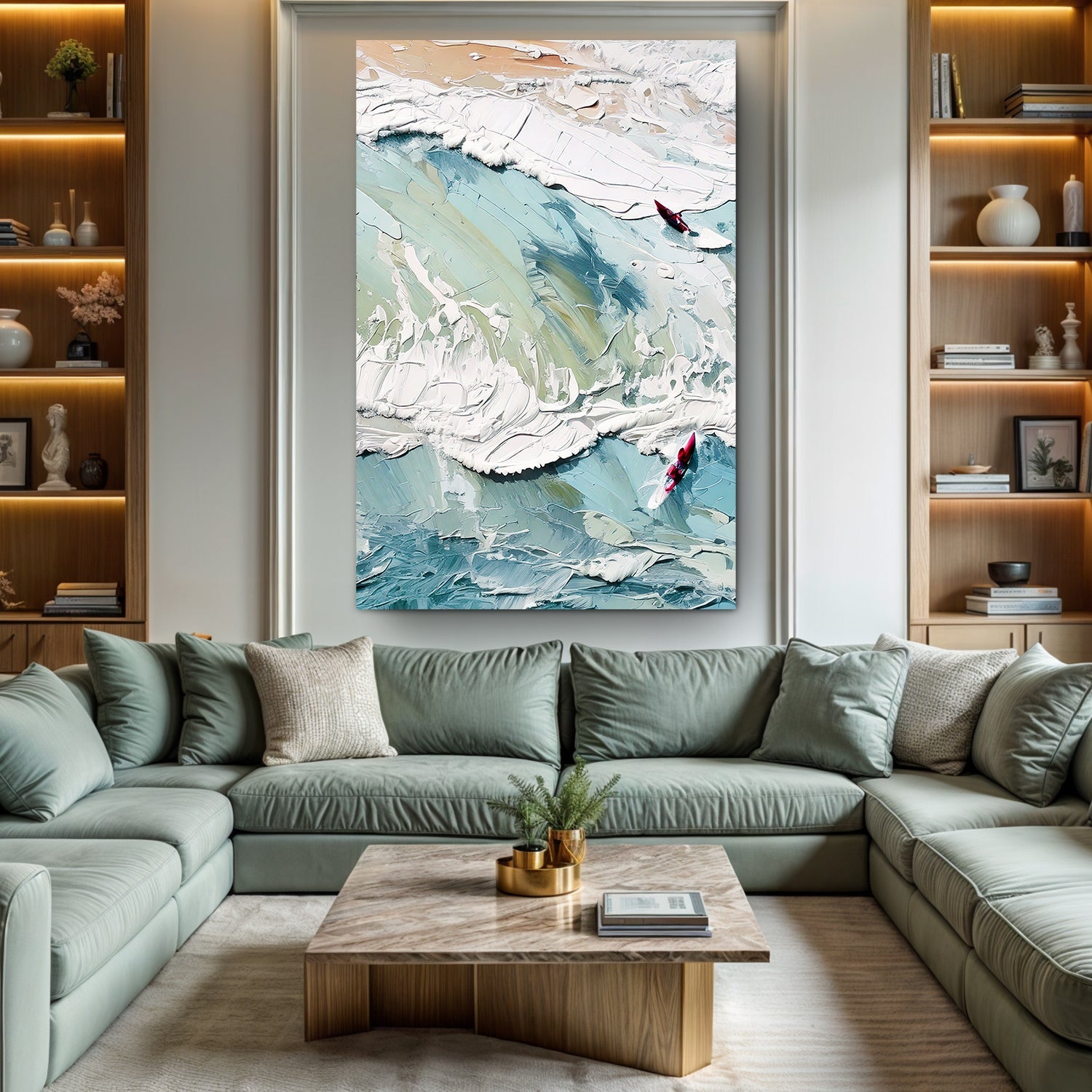 3D Sea Wall Art