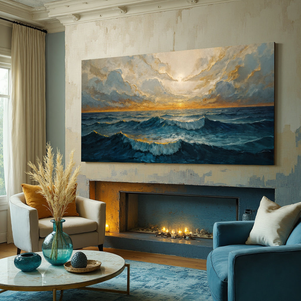Waterscape Abstract Wall Art XI