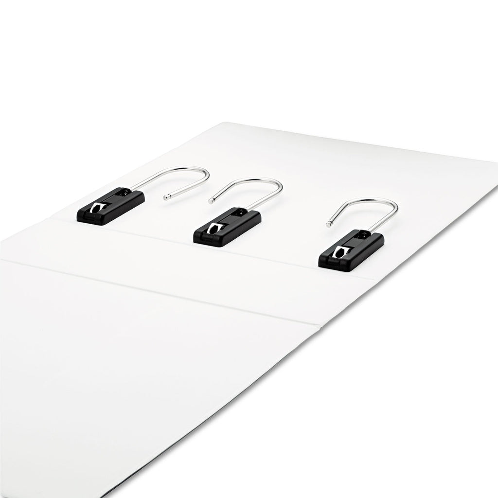 find It Gapless Loop Ring View Binder, 3 Rings, 5" Capacity, 11 x 8.5, White