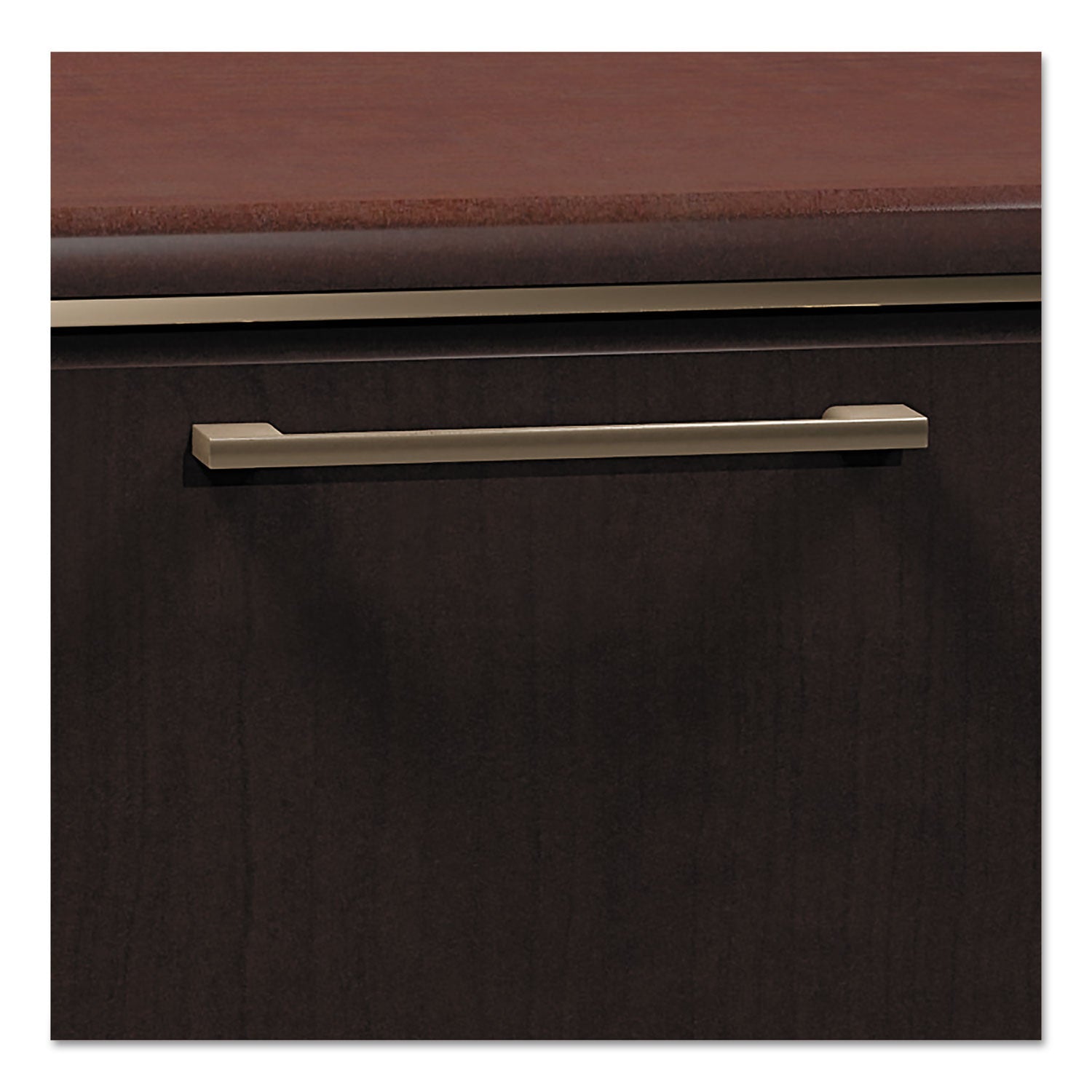 Bush Enterprise Collection L-Desk Pedestal, 70.13" x 70.13" x 29.75", Mocha Cherry, (Box 1 of 2)