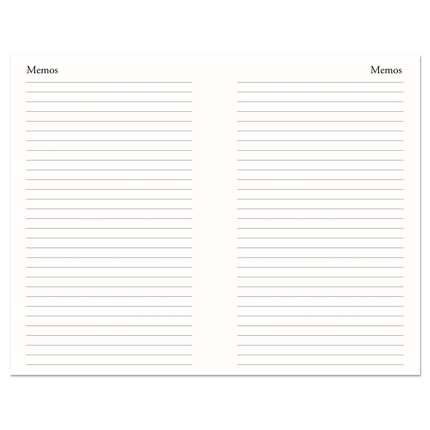House of Doolittle Memo Size Daily Appointment Book with 15-Minute Schedule, 8 x 5, Black Cover, 12-Month (Jan to Dec): 2023
