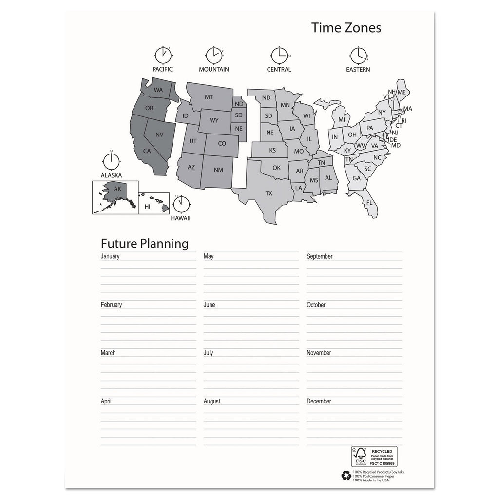 House of Doolittle Recycled Professional Weekly Planner, 15-Minute Appts, 11 x 8.5, Black Wirebound Soft Cover, 12-Month (Jan to Dec): 2023