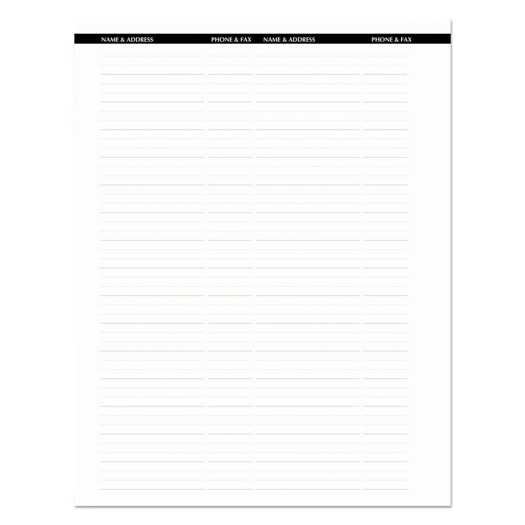 House of Doolittle Recycled Professional Weekly Planner, 15-Minute Appts, 11 x 8.5, Black Wirebound Soft Cover, 12-Month (Aug-July): 2022-2023