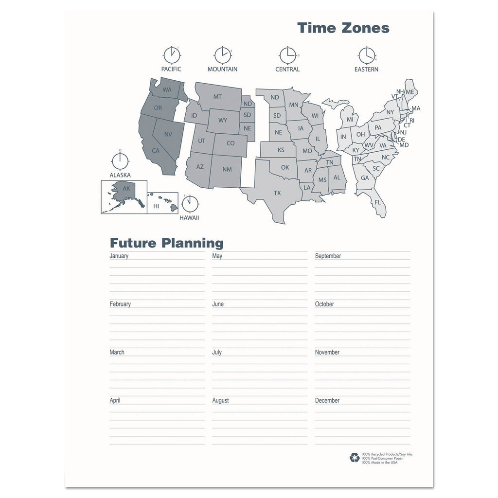 House of Doolittle 14-Month Recycled Ruled Monthly Planner, 11 x 8.5, Blue Cover, 14-Month (Dec to Jan): 2022 to 2024