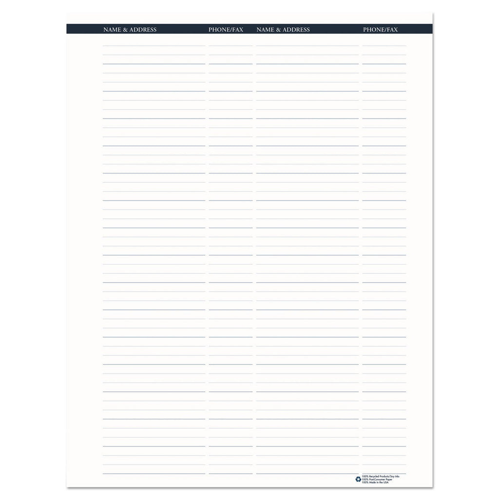 House of Doolittle Recycled Wirebound Weekly/Monthly Planner, 11 x 8.5, Black Cover, 12-Month (Jan to Dec): 2023