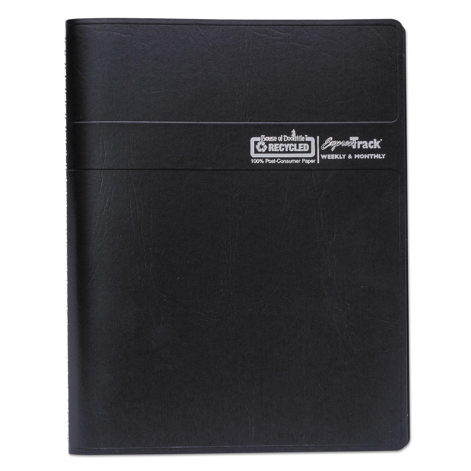 House of Doolittle Express Track Recycled Weekly Appointment Book/Monthly Planner, 11 x 8.5, Black Cover, 13-Month (Jan to Jan): 2023 to 2024