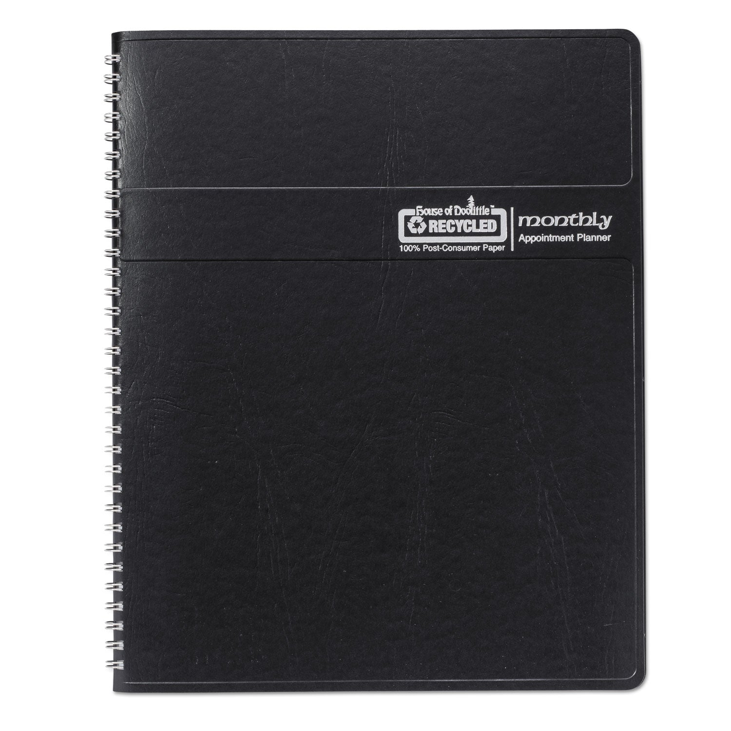 House of Doolittle 14-Month Recycled Ruled Monthly Planner, 8.75 x 6.78, Black Cover, 14-Month (Dec to Jan): 2022 to 2024
