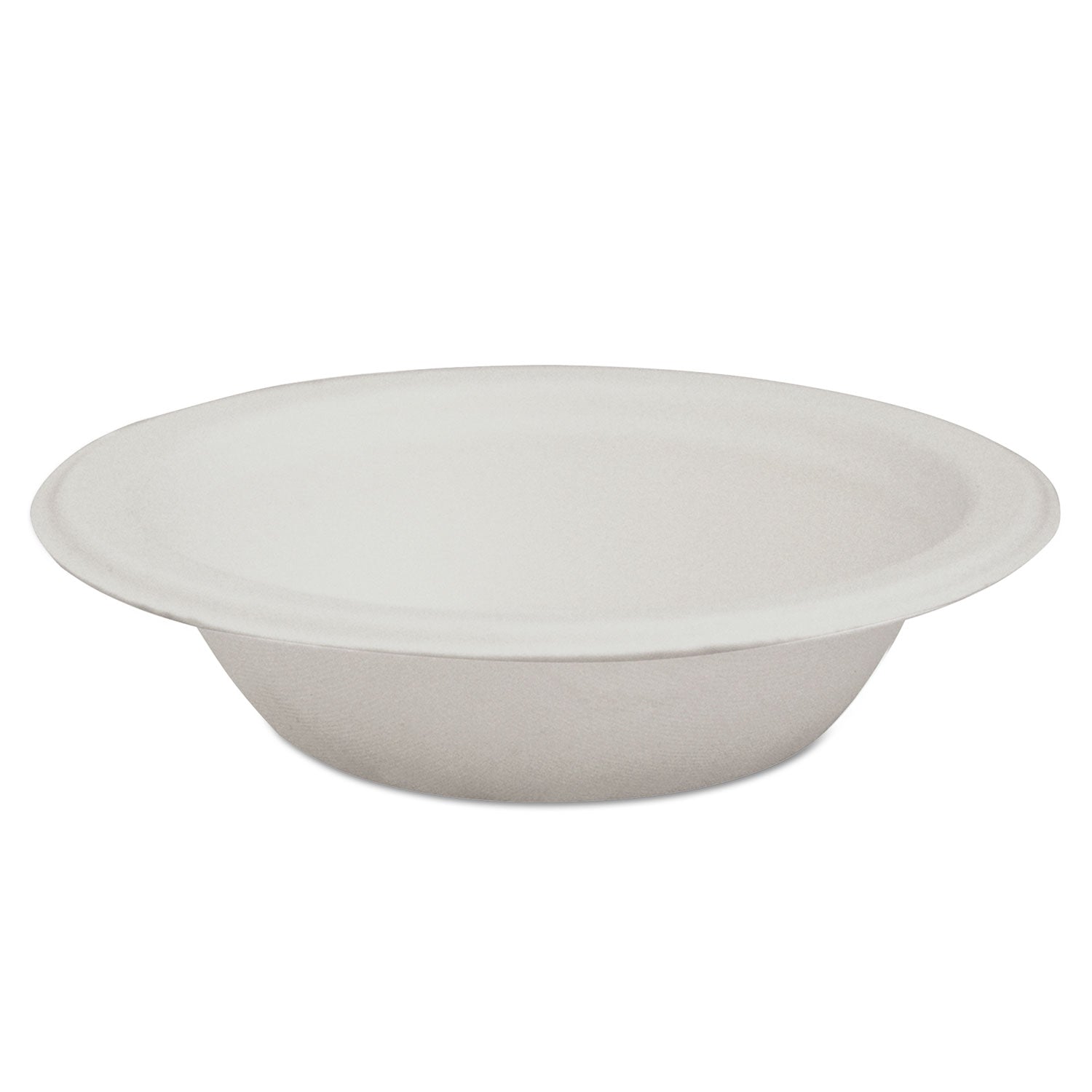 Eco-Products Renewable and Compostable Sugarcane Bowls, 12 oz, Natural White, 50/Pack, 20 Packs/Carton