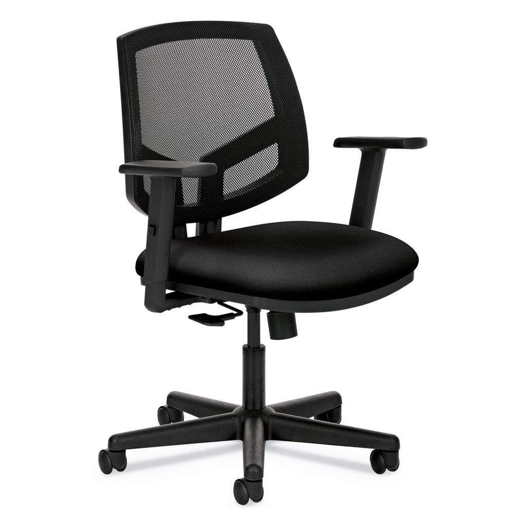 HON Volt Series Mesh Back Task Chair with Synchro-Tilt, Supports Up to 250 lb, 17.75" to 21.88" Seat Height, Black