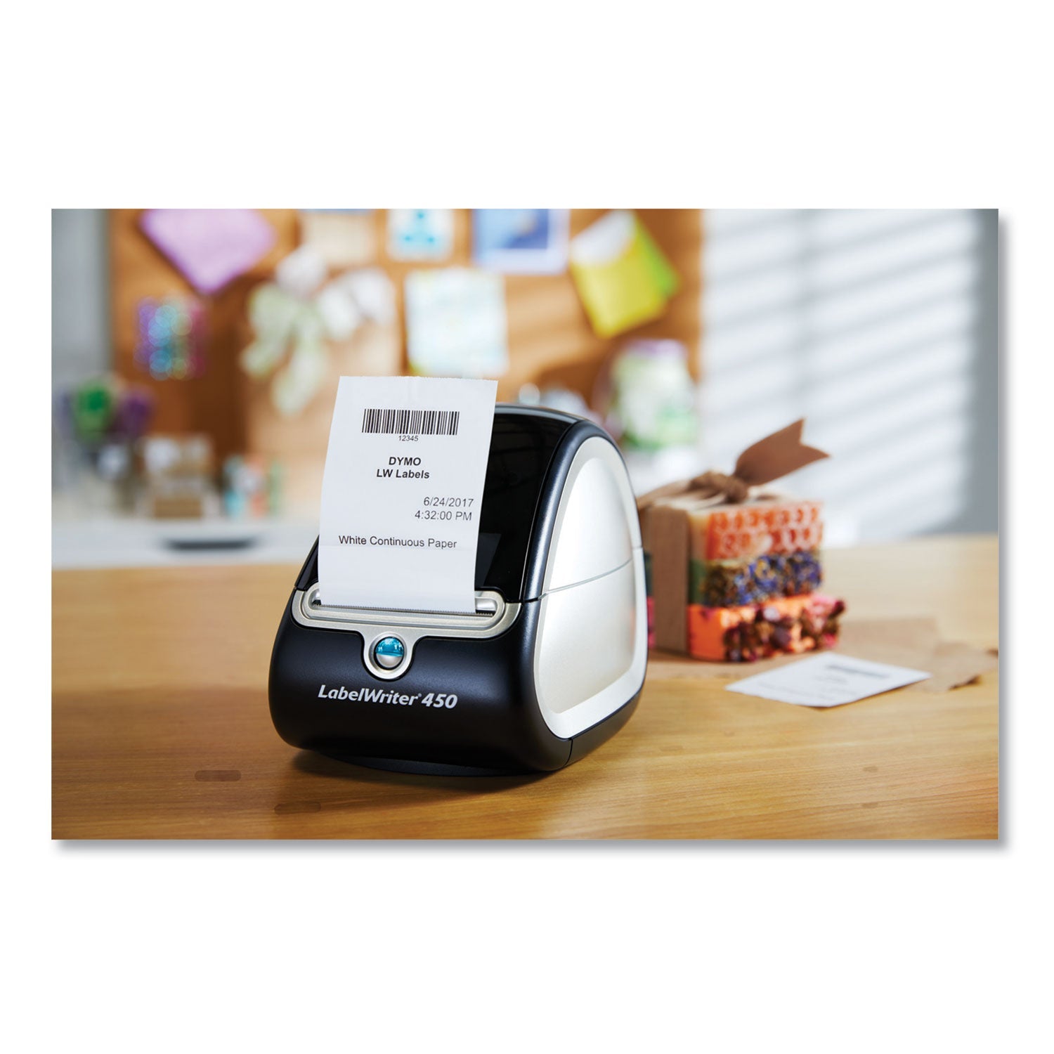 DYMO LabelWriter Continuous-Roll Receipt Paper, 2.25" x 300 ft, White