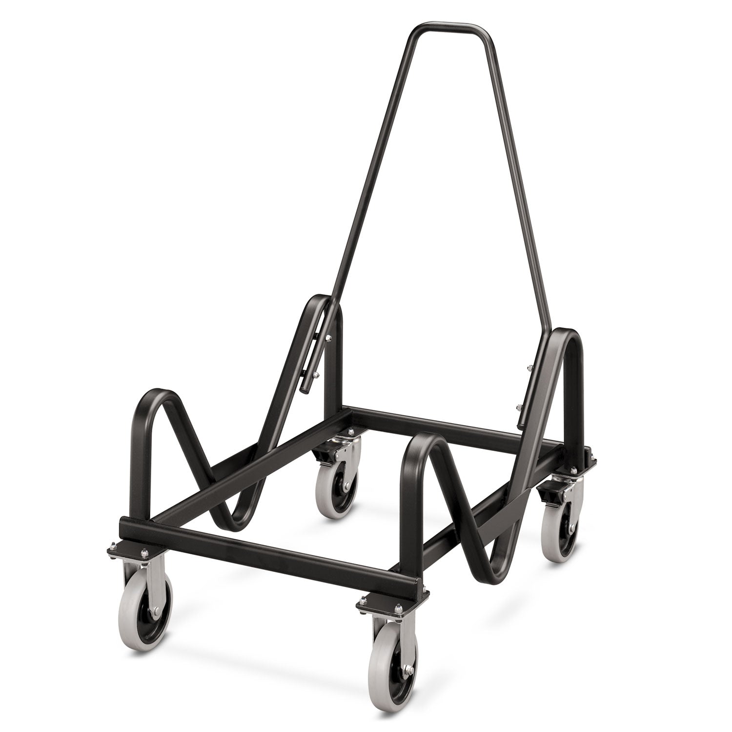 HON Olson Stacker Series Cart, Metal, 21.38" x 35.5" x 37", Black