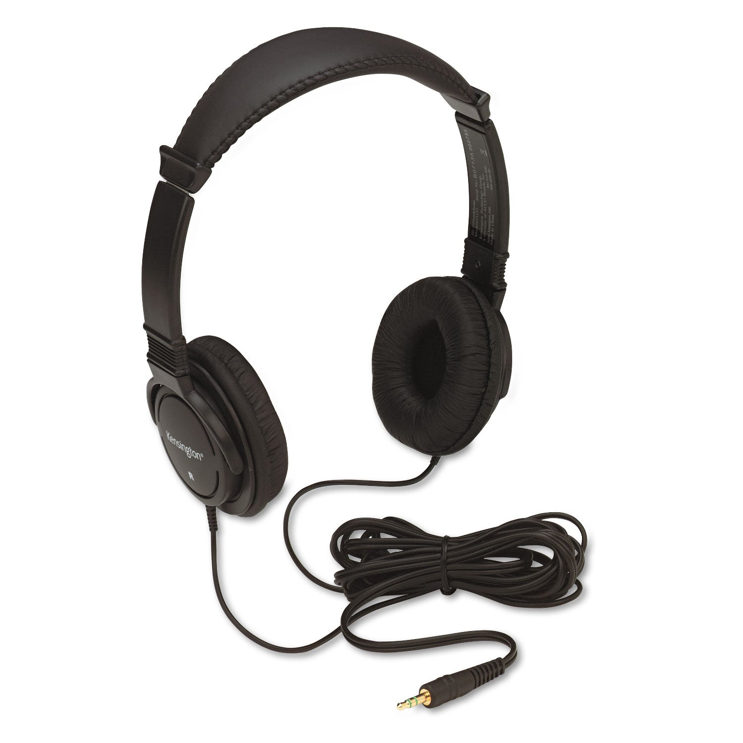 Kensington Hi-Fi Headphones, Plush Sealed Earpads, Black