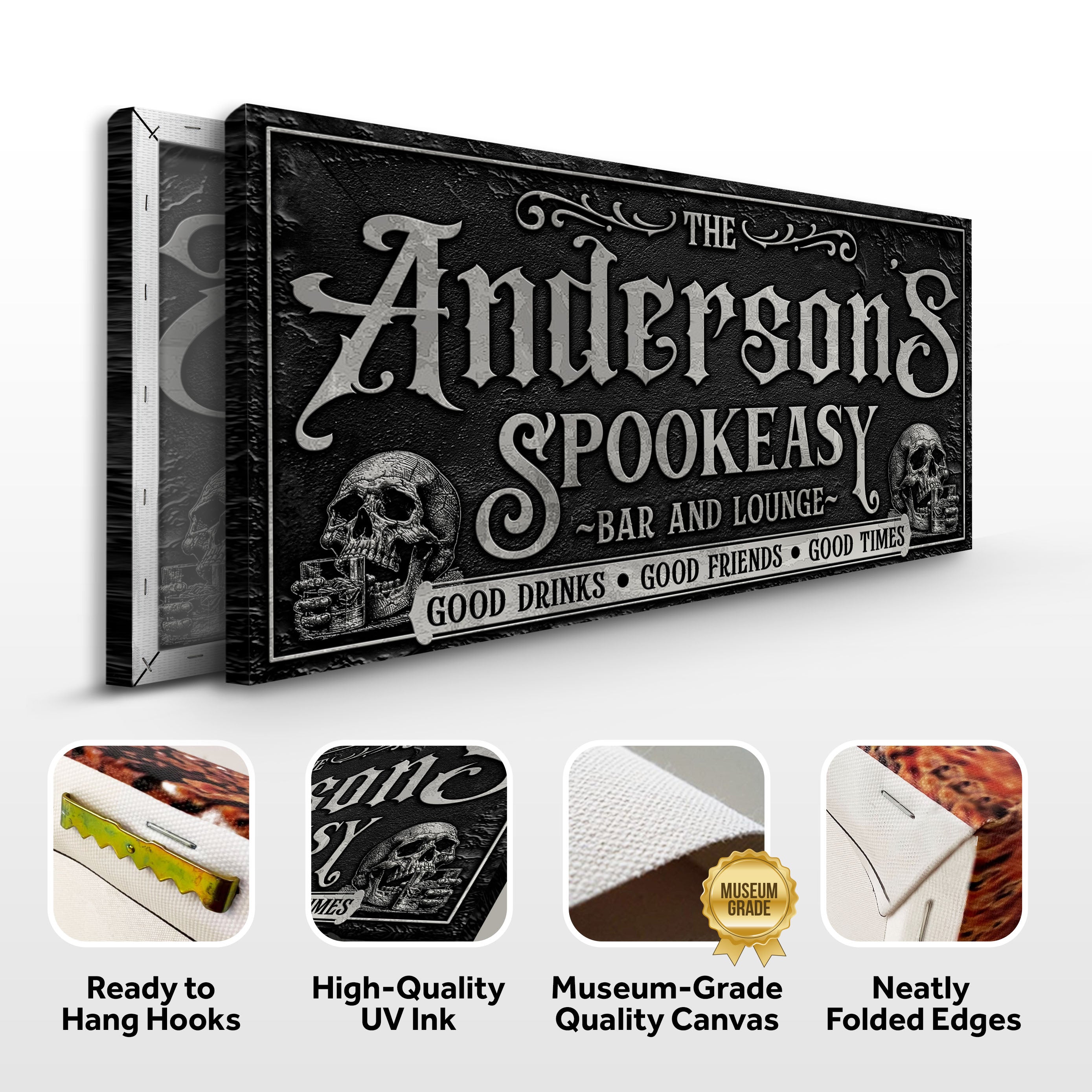 Personalized Spookeasy Bar Sign II