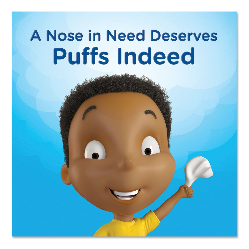 Puffs White Facial Tissue, 2-Ply, 180 Sheets/Box, 24 Boxes/Carton