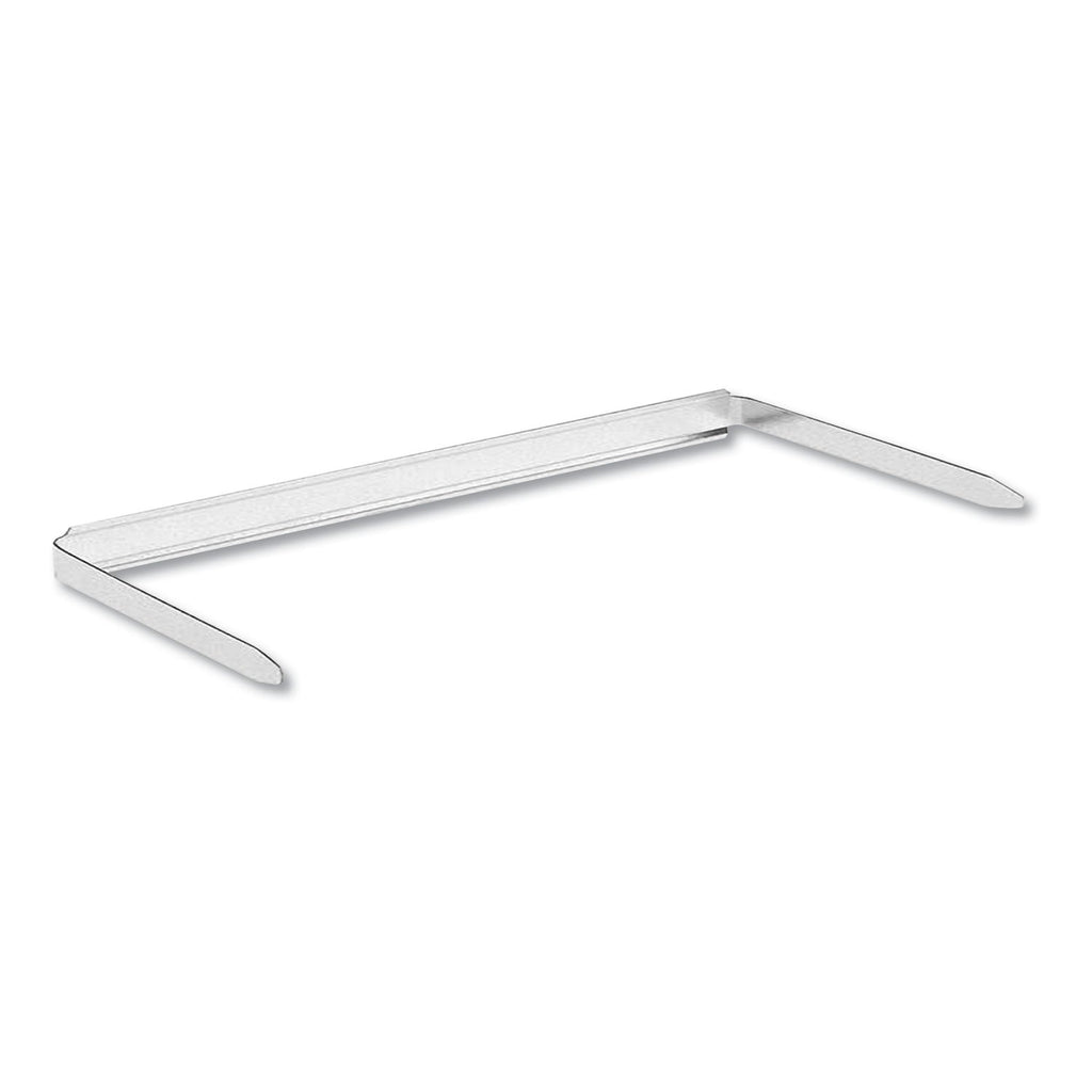 ACCO Standard Two-Piece Two-Prong Paper Fastener Bases, 2" Capacity, 2.75" Center to Center, Silver, 100/Box