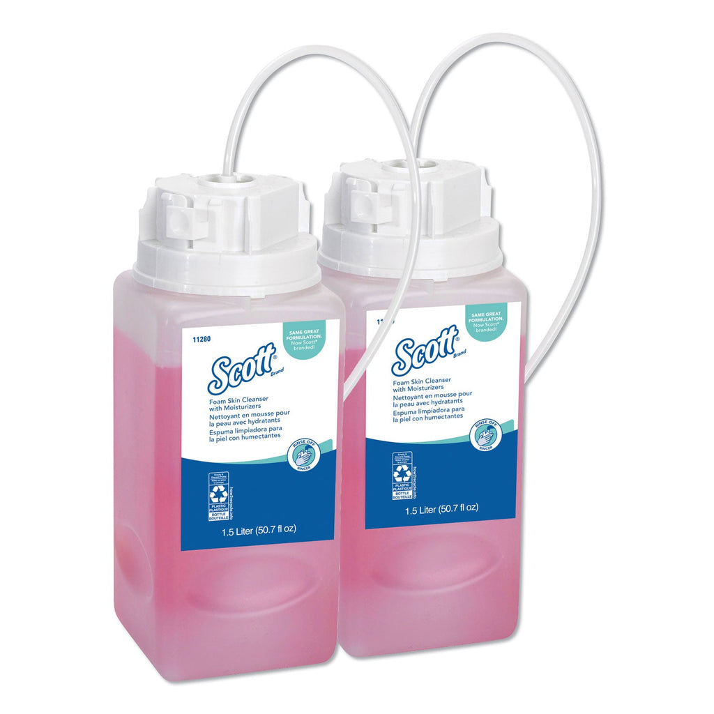 Scott Pro Foam Skin Cleanser with Moisturizers, Citrus Scent, 1.5 L Refill, 2/Carton