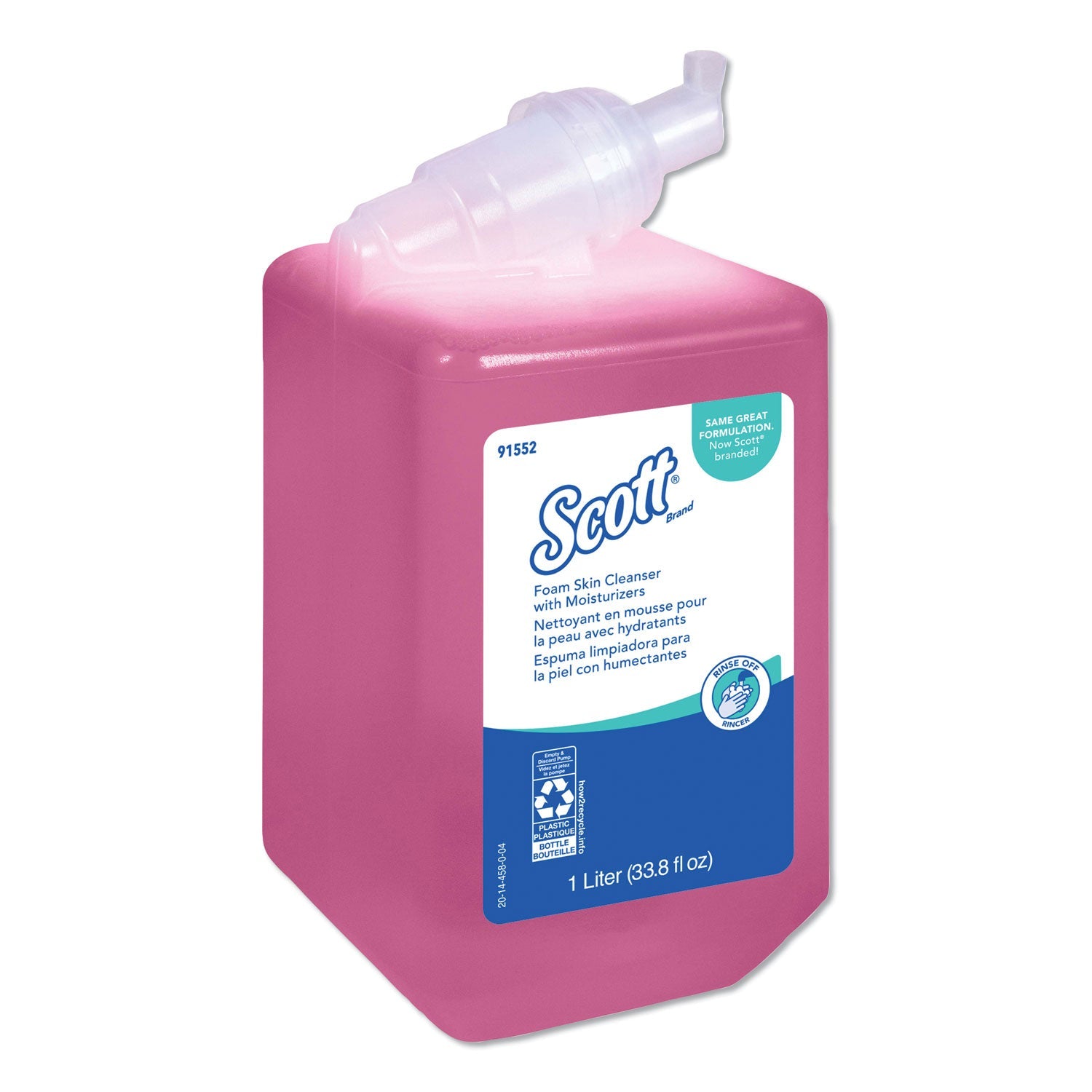 Scott Pro Foam Skin Cleanser with Moisturizers, Light Floral, 1,000 mL Bottle