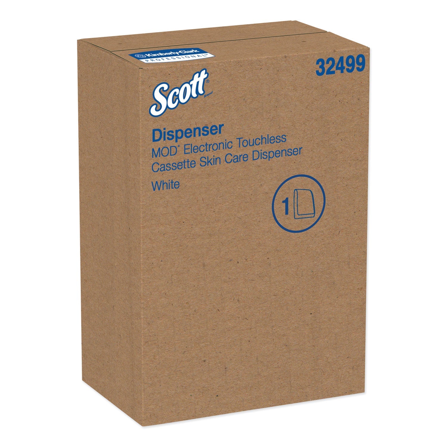 Scott Electronic Skin Care Dispenser, 1,200 mL, 7.3 x 4 x 11.7, White