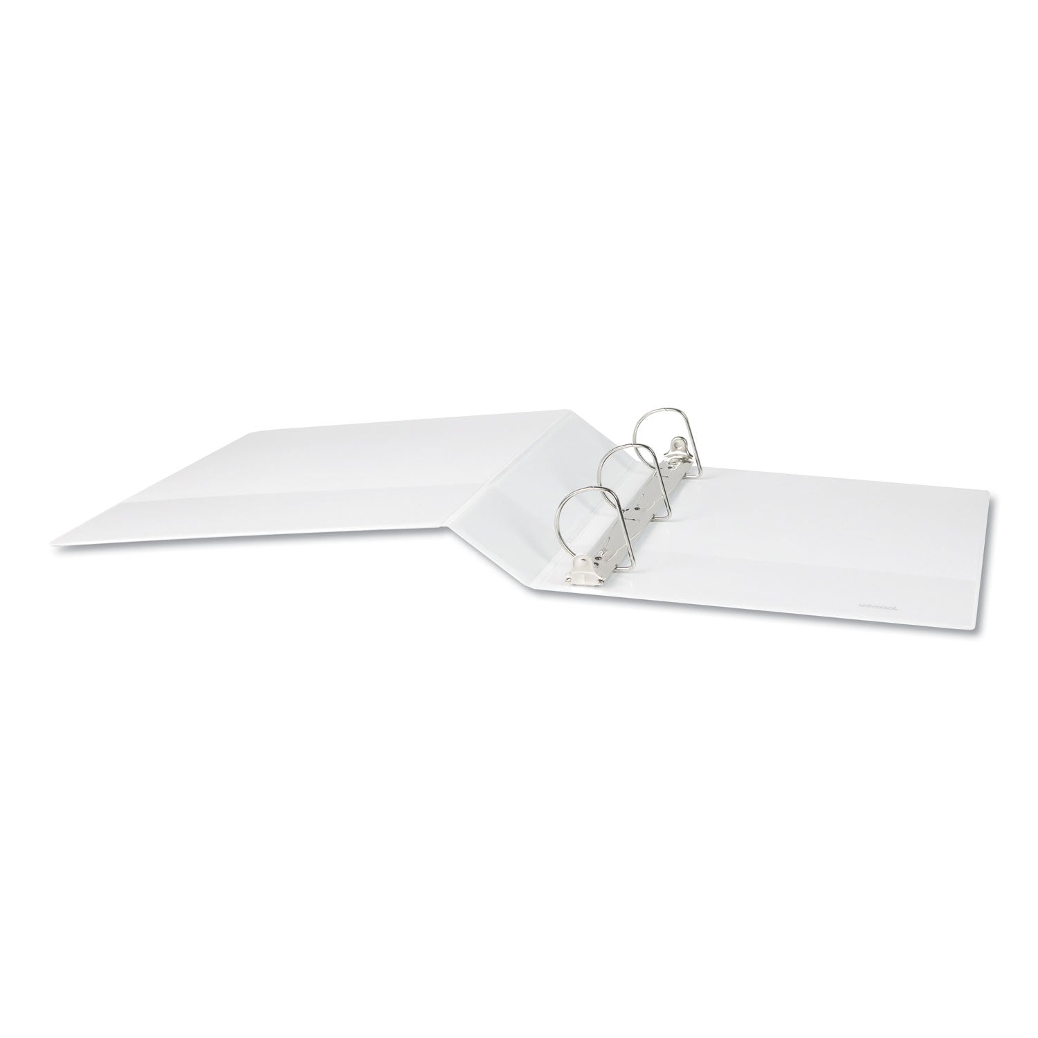 Universal Slant D-Ring View Binder, 3 Rings, 2" Capacity, 11 x 8.5, White