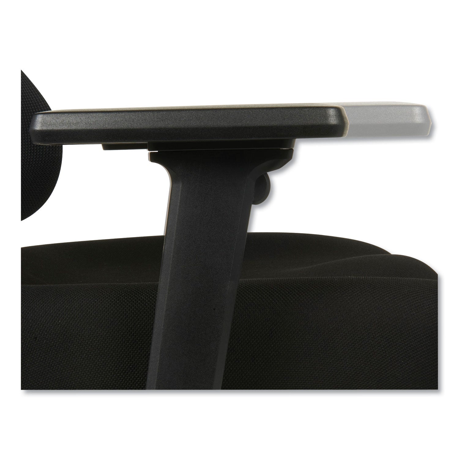 Alera Elusion II Series Suspension Mesh Mid-Back Synchro Seat Slide Chair, Supports 275 lb, 18.11" to 20.35" Seat, Black