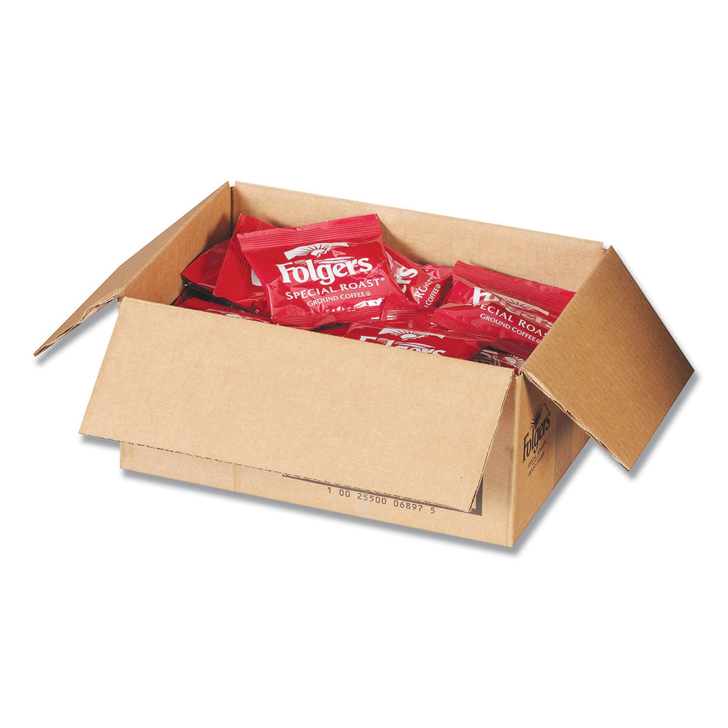 Folgers Ground Coffee, Fraction Packs, Special Roast, 0.8 oz,  42/Carton